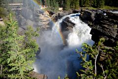 17 Rainbow Over Athabasca Falls On Icefields Parkway.jpg